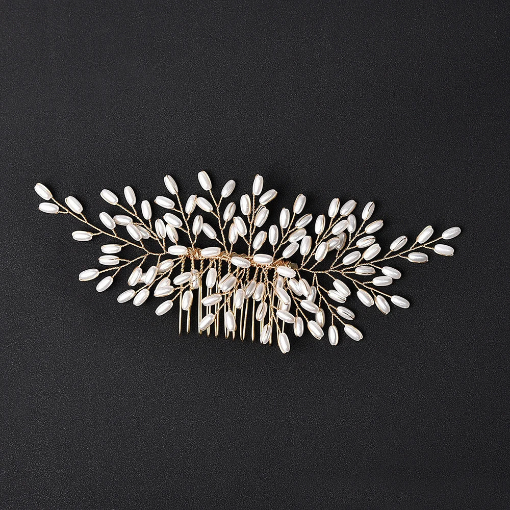 Peigne Cristal Perles