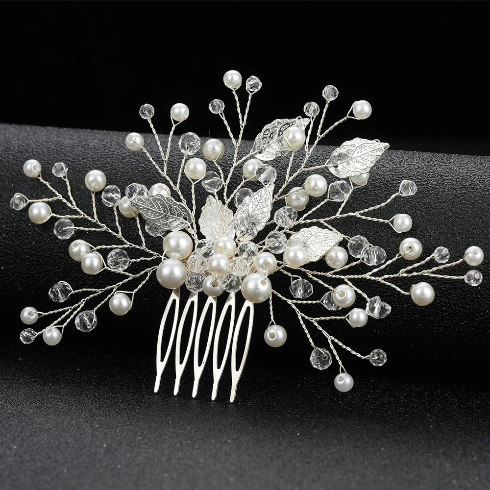 Peigne Cristal Perles