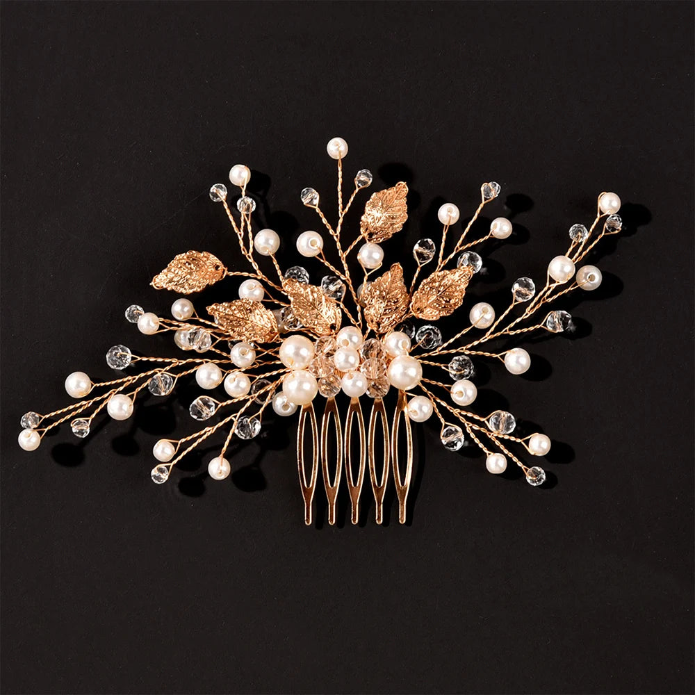 Peigne Cristal Perles