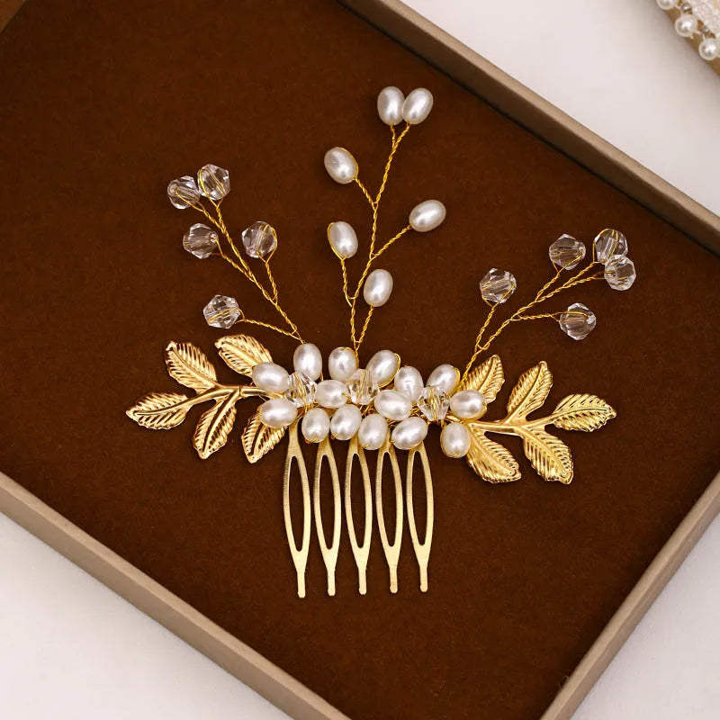 Peigne Cristal Perles