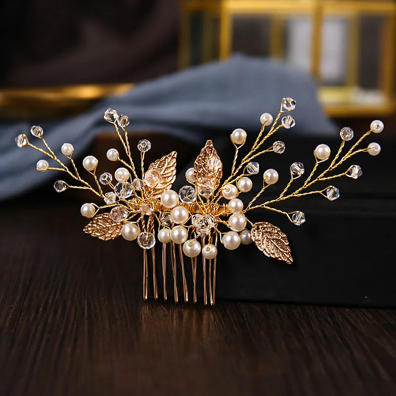 Peigne Cristal Perles