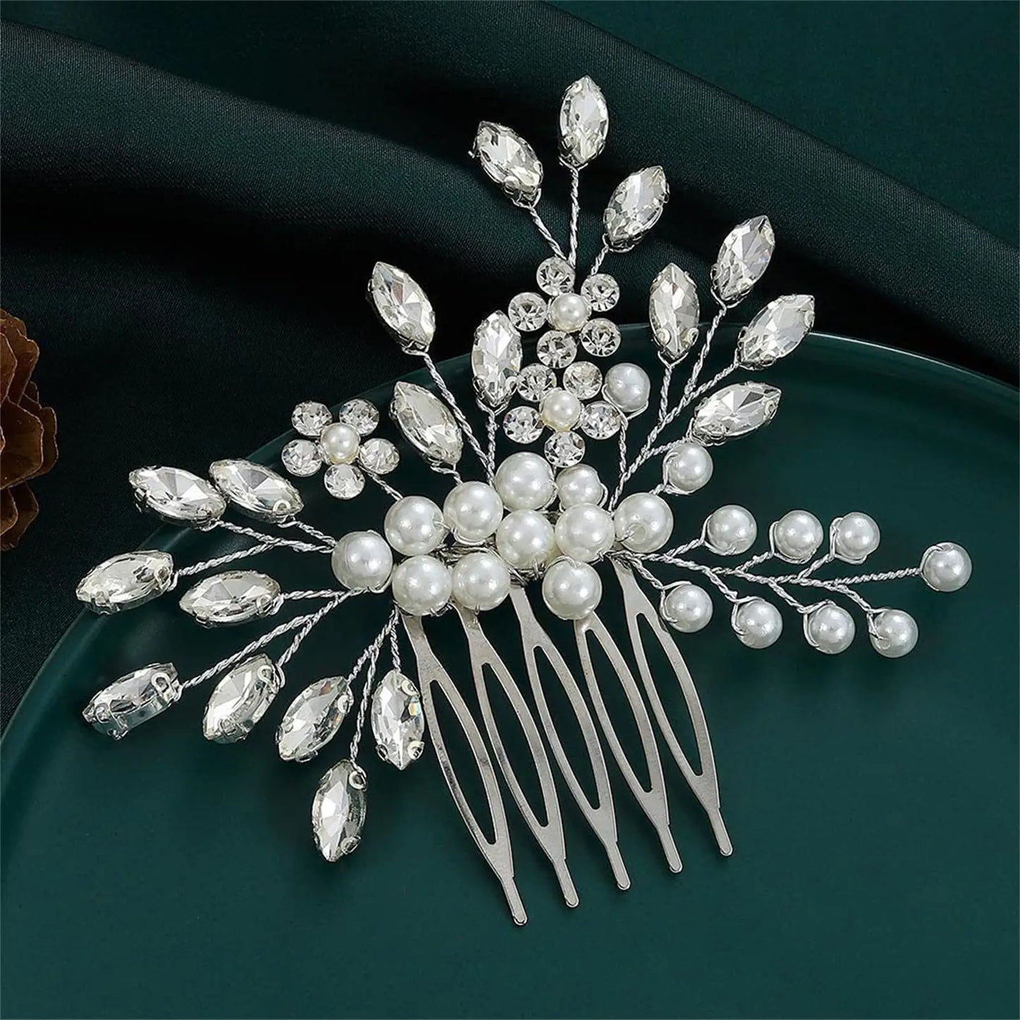 Peigne Cristal Perles