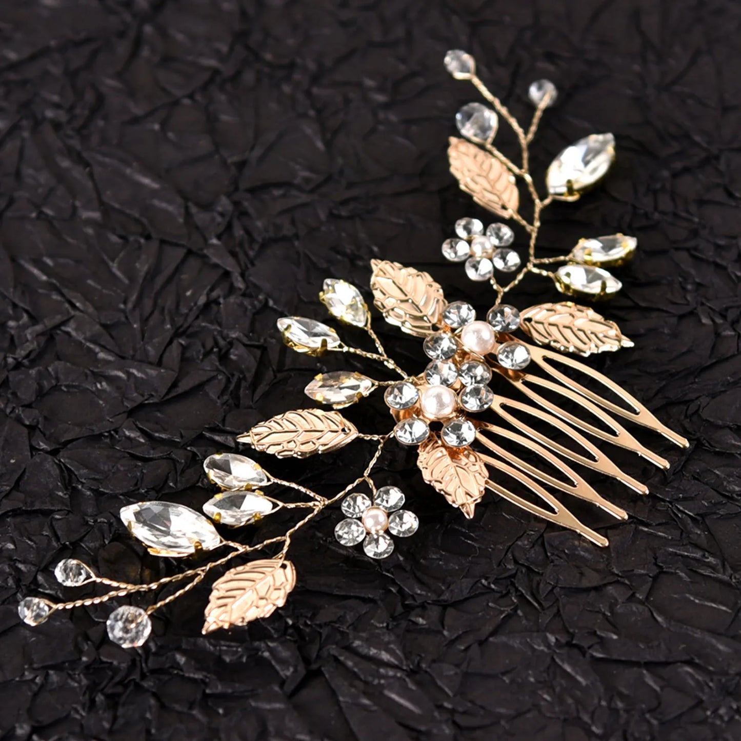 Peigne Cristal Perles