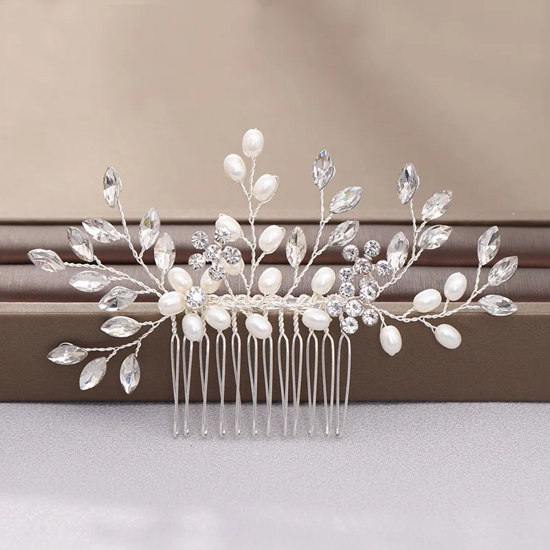Peigne Cristal Perles