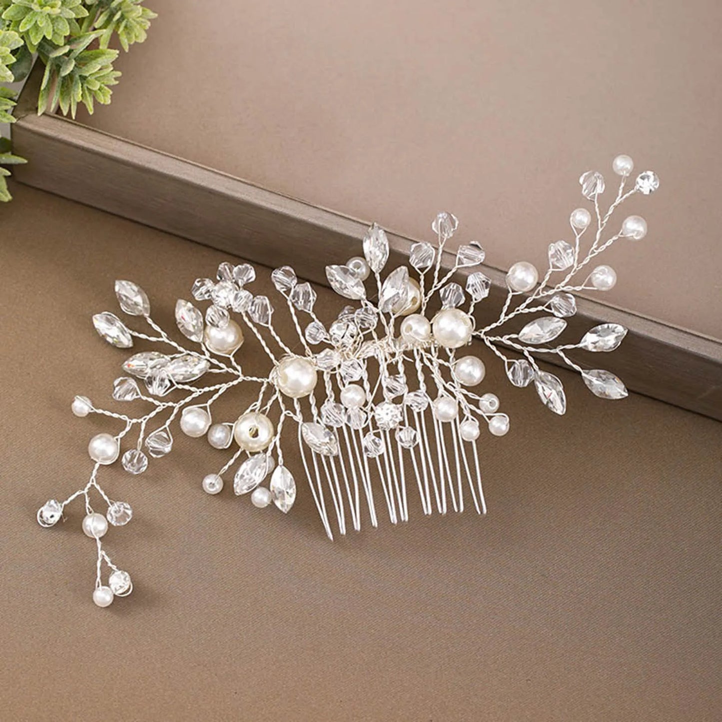 Peigne Cristal Perles