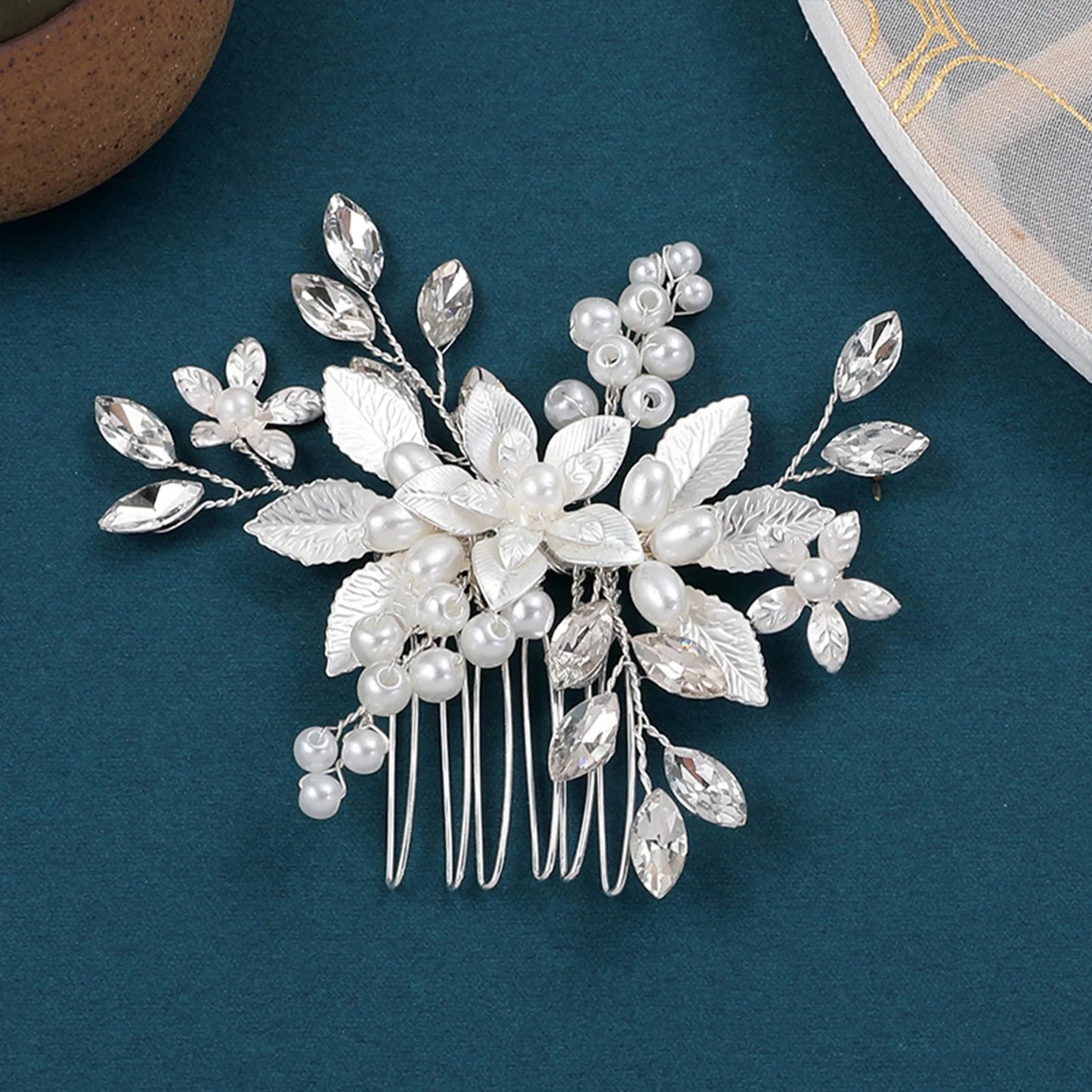 Peigne Cristal Perles