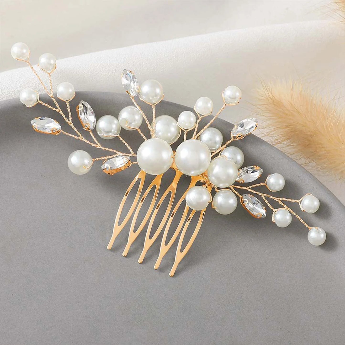 Peigne Cristal Perles
