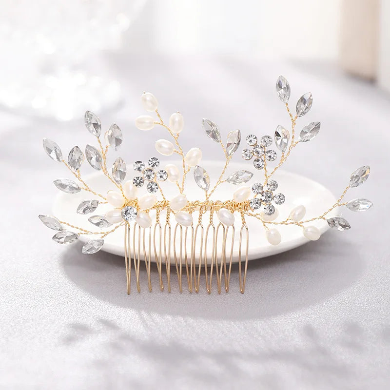 Peigne Cristal Perles